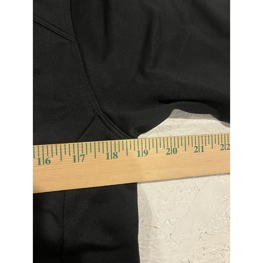 The North Face Black Polyester Blend 1/2 Zip Pullover Lightweight Jacket Men's S